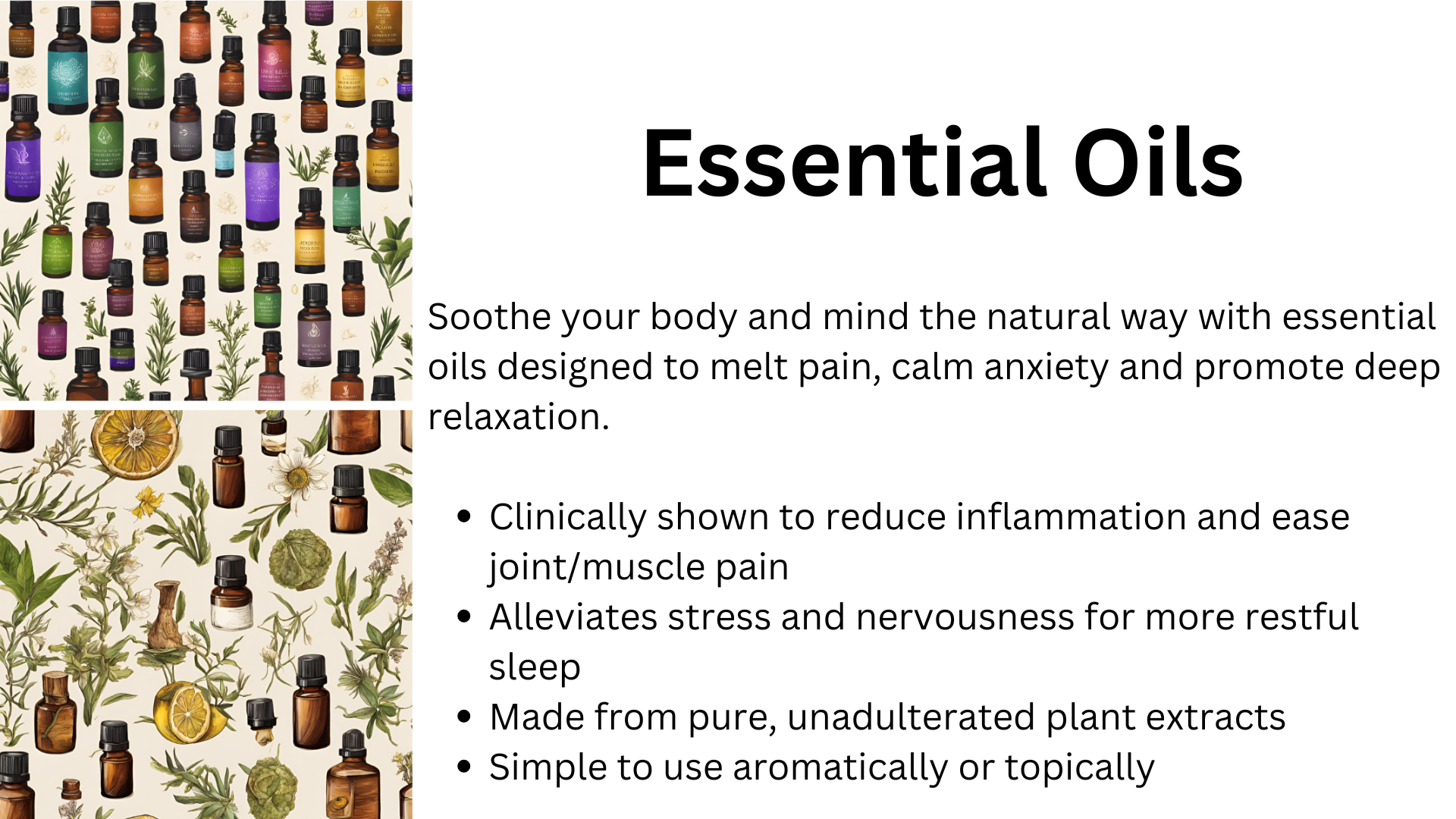 Essential oils 1st slide