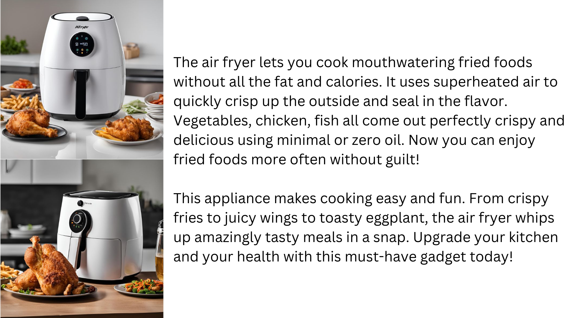 Air fryer 2nd slide