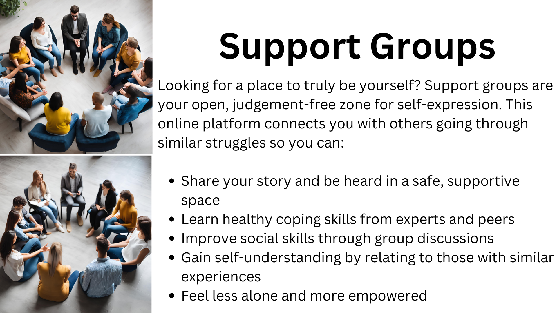 support groups 1st slide