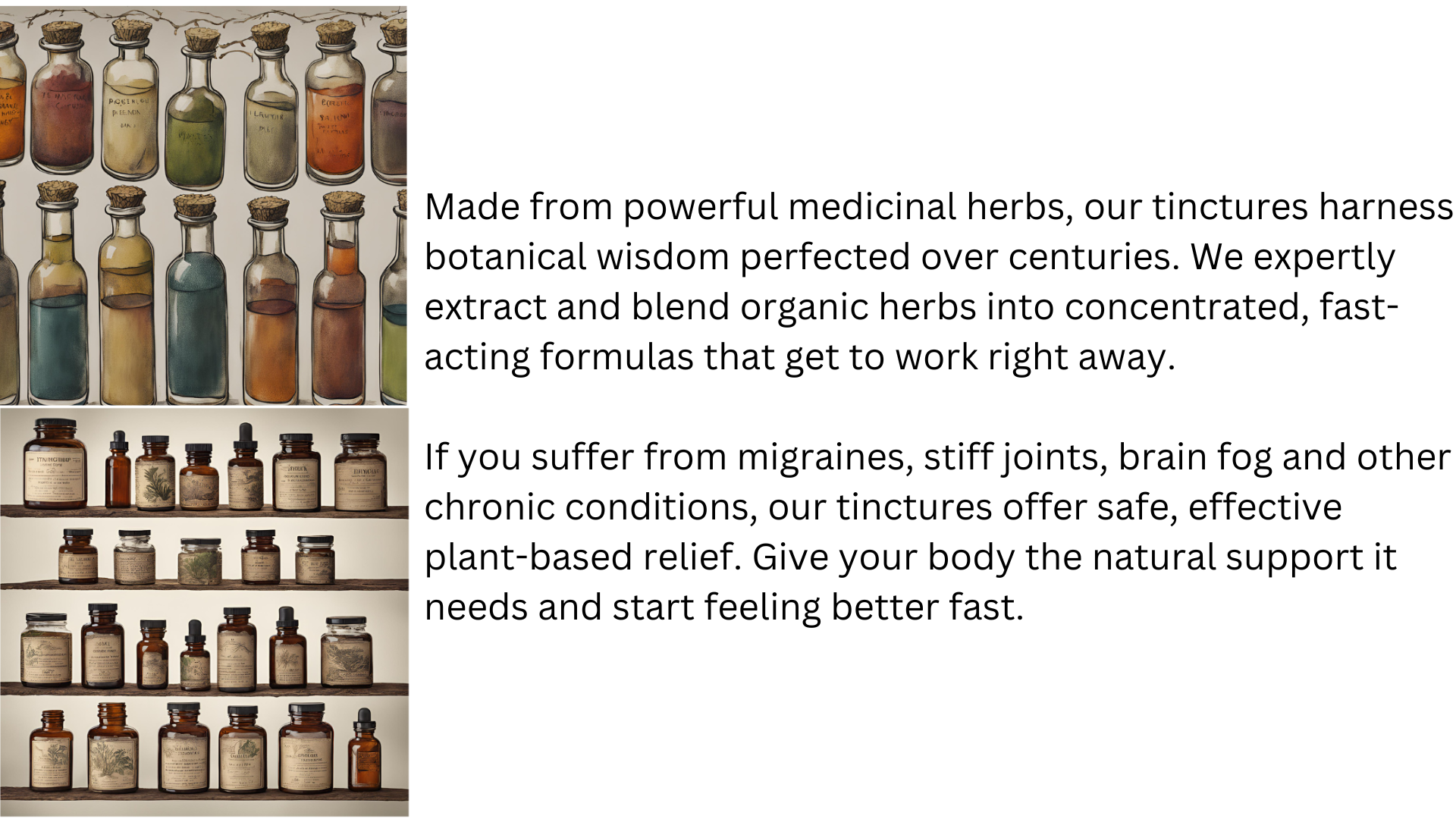 Herb tinctures 2nd slide