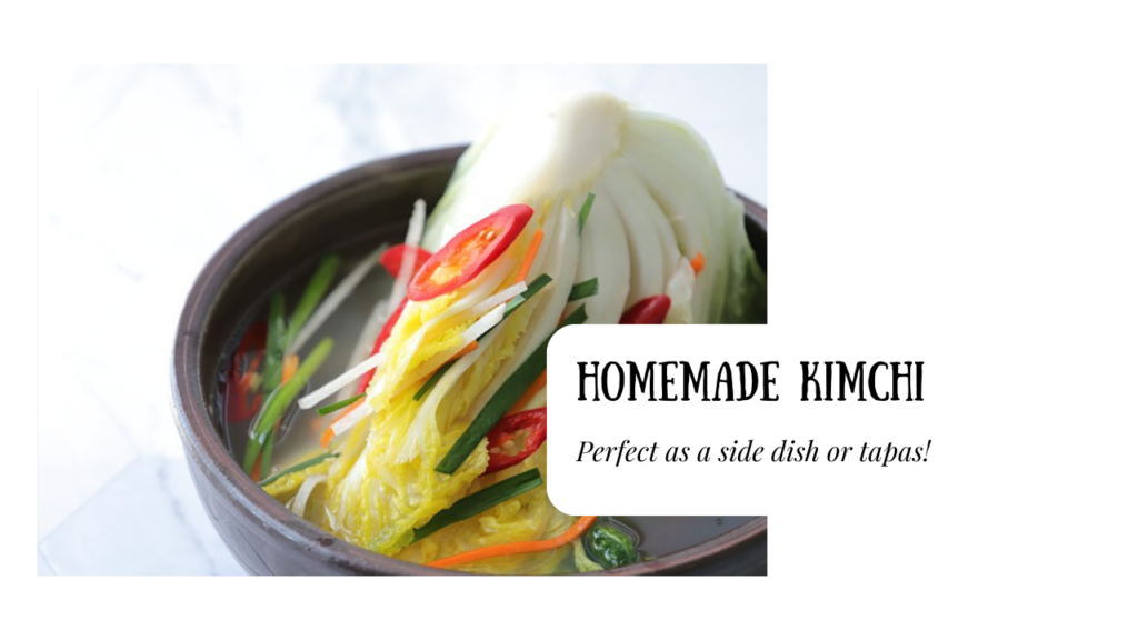 homemade kimchi recipe cover