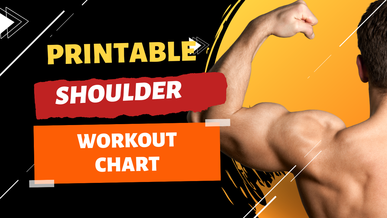 printable shoulder workout chart