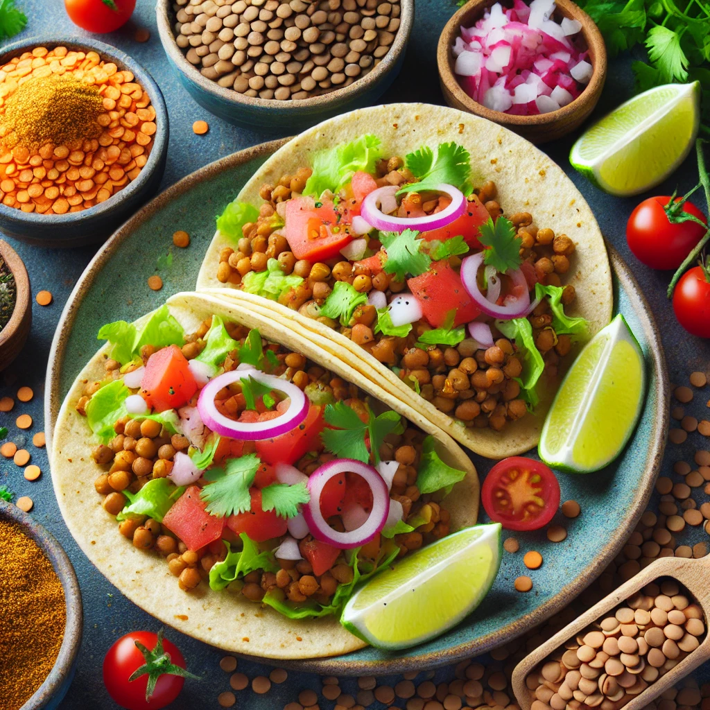 Vegan Lentil Tacos