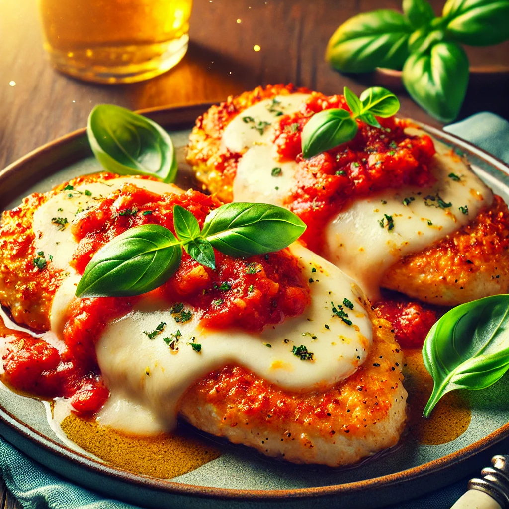 Keto chicken parmesan