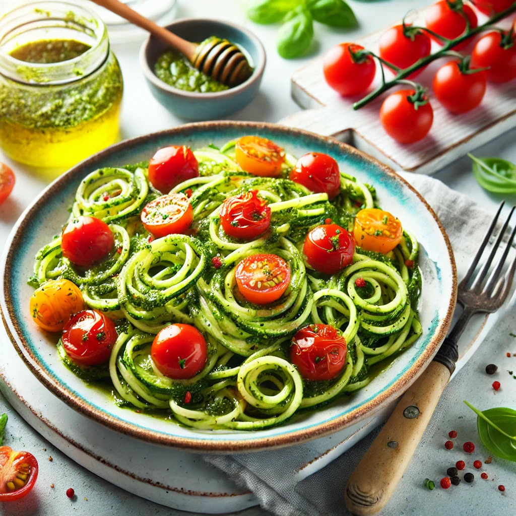 Zucchini Noodles with Pesto