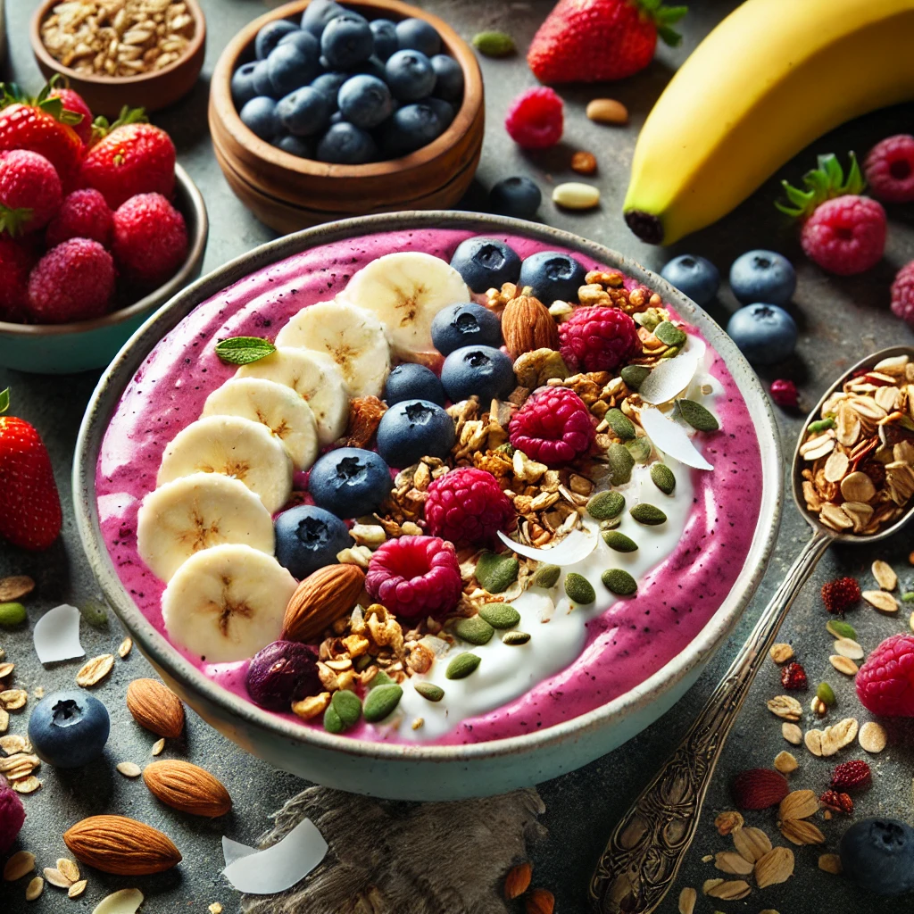 Smoothie Bowl with Granola