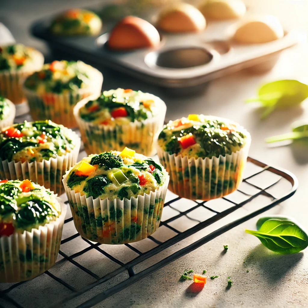 Egg White and Veggie Muffins